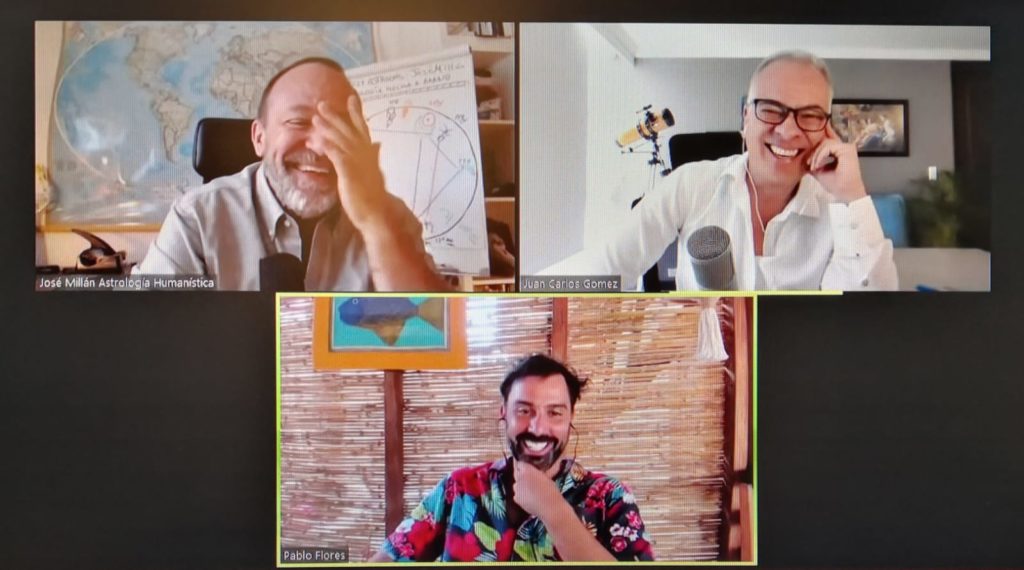 con Pablo Flores y José Millán